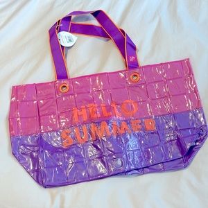 NWT Little Miss Matched Hello Summer Inflatable Beach Tote